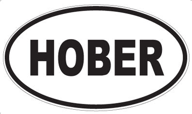 HOBER - Oval Magnet