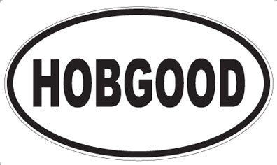 HOBGOOD - Oval Magnet