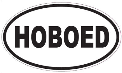 HOBOED - Oval Sticker