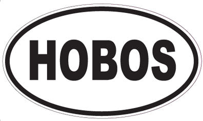 HOBOS - Oval Sticker