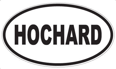 HOCHARD - Oval Magnet