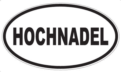 HOCHNADEL - Oval Magnet