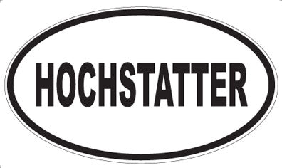 HOCHSTATTER - Oval Magnet