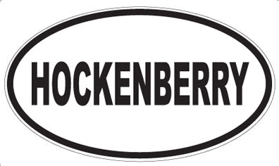 HOCKENBERRY - Oval Magnet