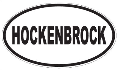 HOCKENBROCK - Oval Magnet