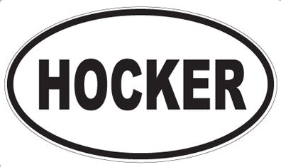 HOCKER - Oval Magnet