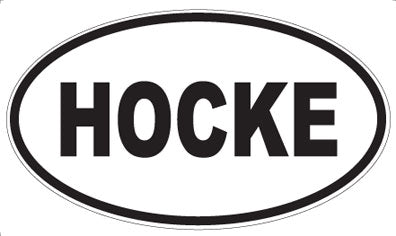 HOCKE - Oval Magnet