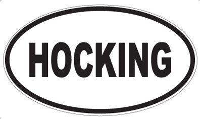 HOCKING - Oval Sticker