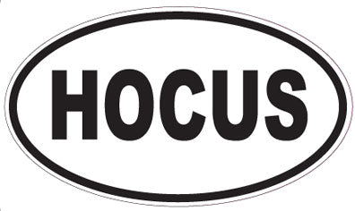 HOCUS - Oval Magnet