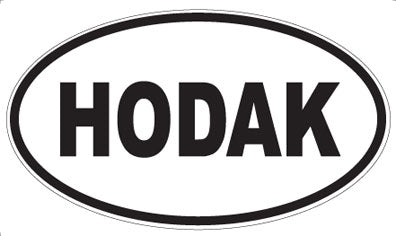 HODAK - Oval Sticker