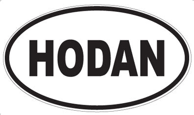 HODAN - Oval Sticker