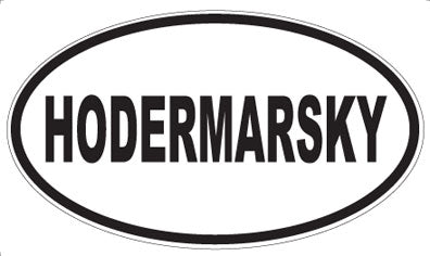HODERMARSKY - Oval Magnet