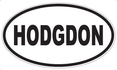 HODGDON - Oval Magnet
