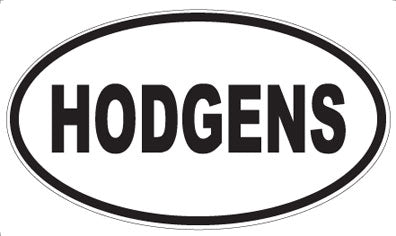HODGENS - Oval Magnet