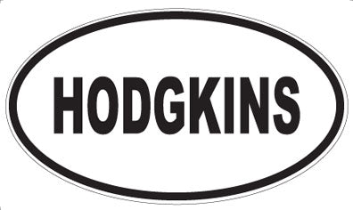 HODGKINS - Oval Magnet