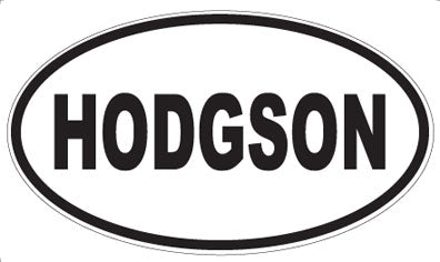 HODGSON - Oval Magnet