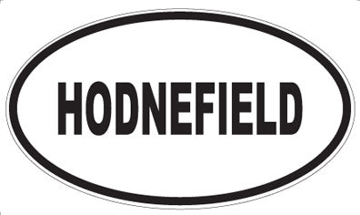 HODNEFIELD - Oval Magnet
