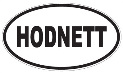 HODNETT - Oval Magnet