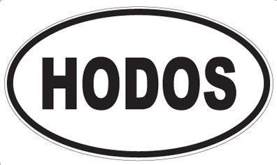 HODOS - Oval Sticker