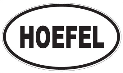HOEFEL - Oval Magnet