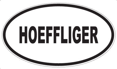 HOEFFLIGER - Oval Magnet