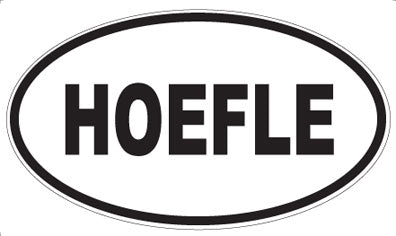 HOEFLE - Oval Magnet