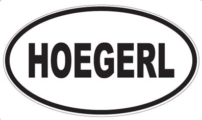 HOEGERL - Oval Magnet