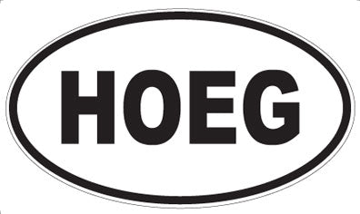 HOEG - Oval Magnet