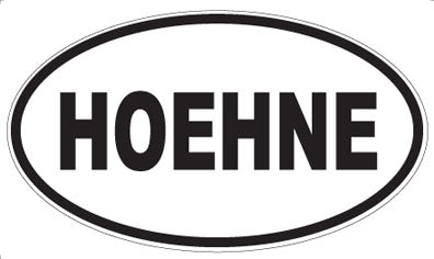 HOEHNE - Oval Magnet