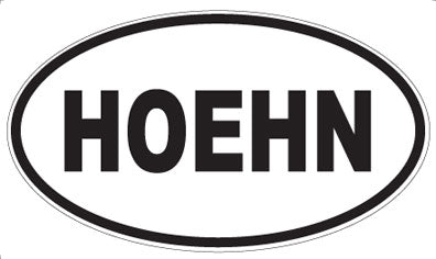 HOEHN - Oval Magnet