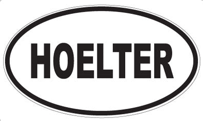 HOELTER - Oval Magnet