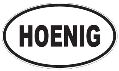 HOENIG - Oval Magnet
