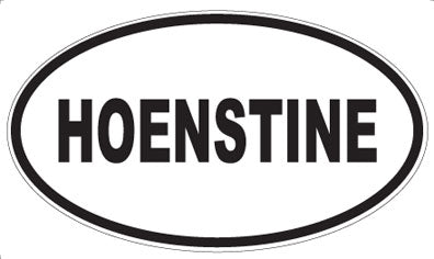 HOENSTINE - Oval Magnet