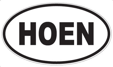 HOEN - Oval Magnet