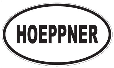 HOEPPNER - Oval Magnet