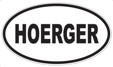 HOERGER - Oval Magnet
