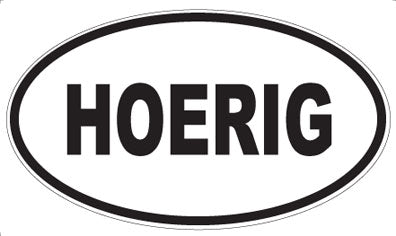 HOERIG - Oval Magnet