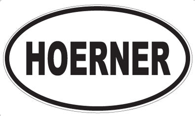HOERNER - Oval Sticker