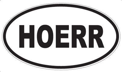 HOERR - Oval Magnet