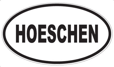 HOESCHEN - Oval Magnet