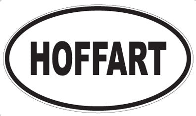 HOFFART - Oval Sticker