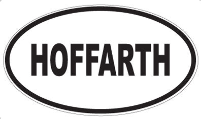 HOFFARTH - Oval Magnet