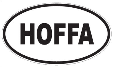 HOFFA - Oval Magnet