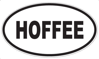 HOFFEE - Oval Magnet