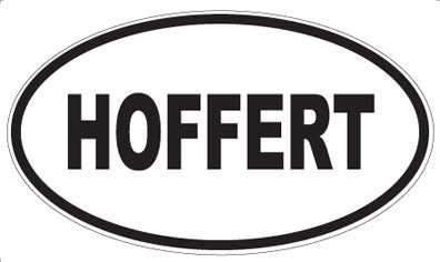 HOFFERT - Oval Magnet