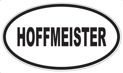 HOFFMEISTER - Oval Magnet