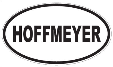 HOFFMEYER - Oval Magnet
