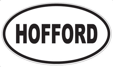 HOFFORD - Oval Magnet