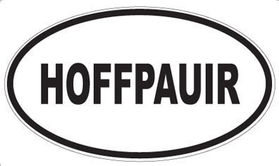 HOFFPAUIR - Oval Magnet