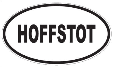 HOFFSTOT - Oval Magnet